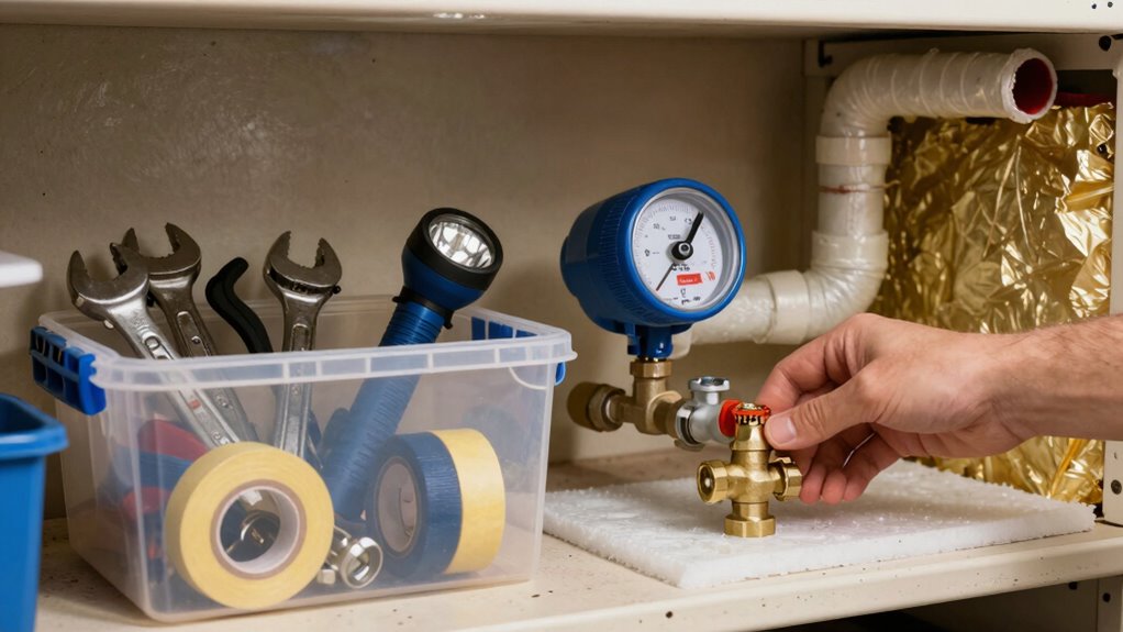 winter plumbing preparation checklist