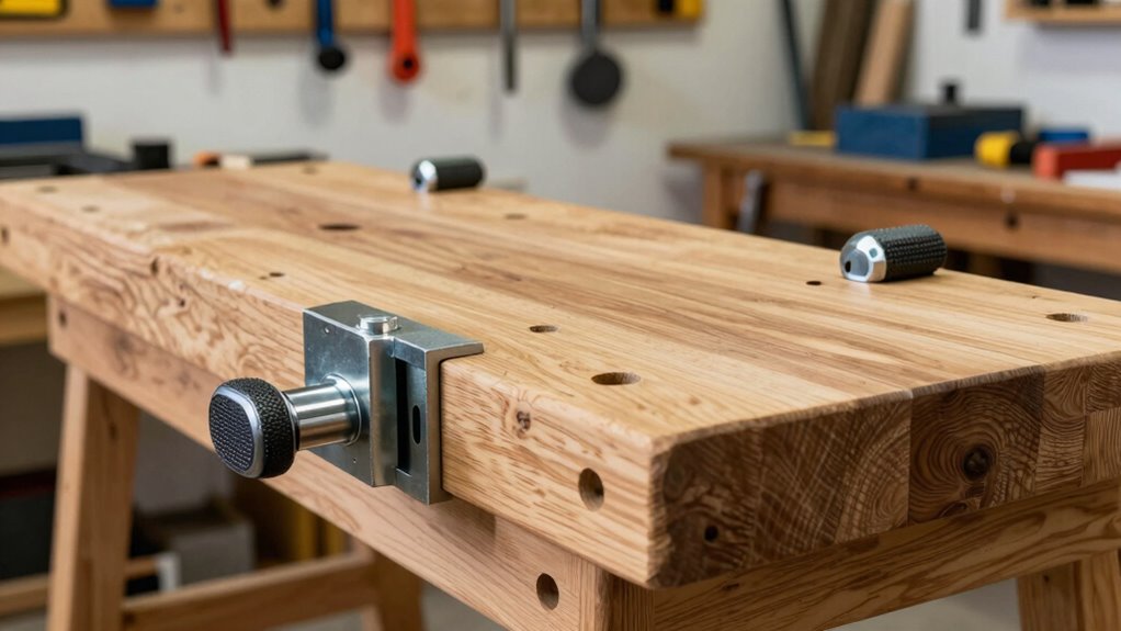 workbench preparation for vise
