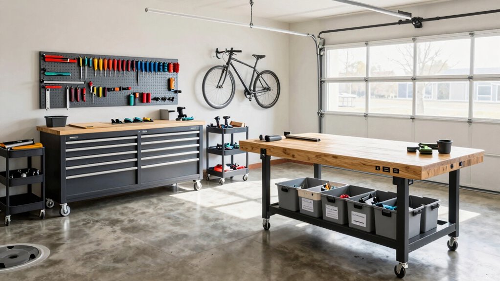 workshop setup and organization