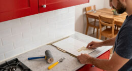 A Couple Gave Their Galley Kitchen A Budget-Friendly Redo With A Dining Nook