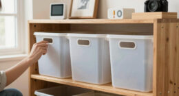 The $0 Storage-Doubling Trick to Try on Your Bookshelf