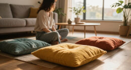 10 Floor Cushions That Instantly Create Cozy Reading Nooks (And Extra Seating!)