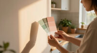2 Paint Colors Made This Tiny Kitchen Feel Cozy Without Adding A Single Inch