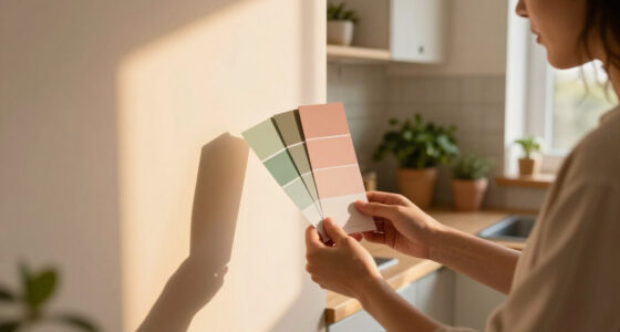 2 Paint Colors Made This Tiny Kitchen Feel Cozy Without Adding A Single Inch