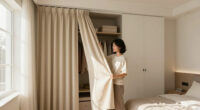 I Ditched My Closet Doors For $60 Pleated Curtains (See Why!)