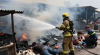 Massive Fire At Austin Country Flea Mart Confined, 2 People Treated For Minor Injuries - FOX 7 Austin