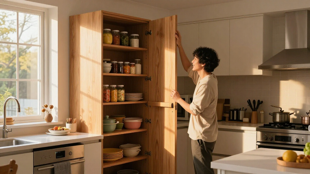 They Built A Wall And Added So Much Kitchen Storage