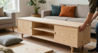 They Made A Blank-Box Living Room Look Custom Without Hiring A Carpenter