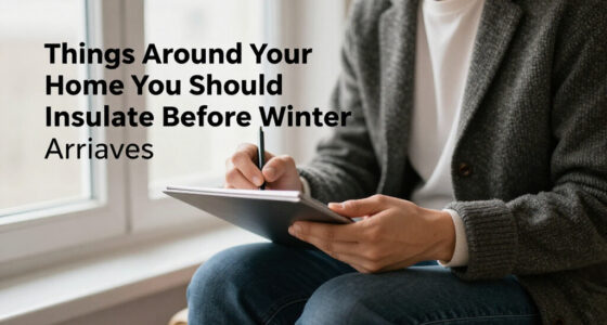 10 Things Around Your Home You Should Insulate Before Winter Arrives