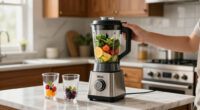 Ninja Fit Compact Personal Blender, 700W, (2) 16Oz Cups, QB3001SS | 700-Watt Base Blends Smoothies, Shakes & Frozen Drinks. (2) 16-Oz To-go