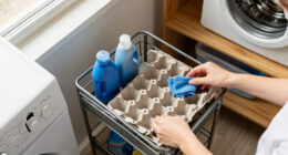 Ditch Bins: The Smarter Way To Organize A Storage Cart Using Empty Egg Cartons