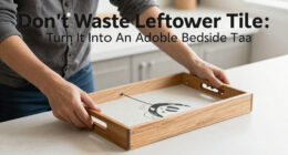 Don't Waste Leftover Tile: Turn It Into An Adorable Bedside Tray
