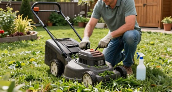 Not Oil Or WD-40: The Alternative Solution That Keeps Grass From Sticking To A Mower Deck