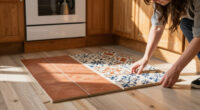 Sorry To Accent Walls, But 'Accent Floors' Work Much Better In Kitchens