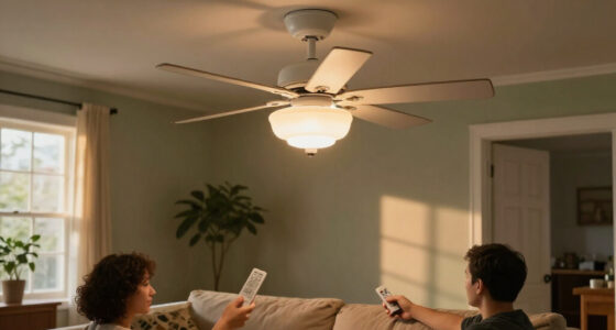 The Phylluz 52-Inch Flush Mount Fan Brings Light And Remote Control For $42.55
