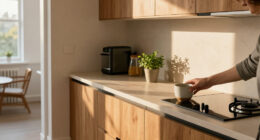 This Petite Japandi Kitchen Is A Masterclass In How To Balance Style And Function In A Tiny Space